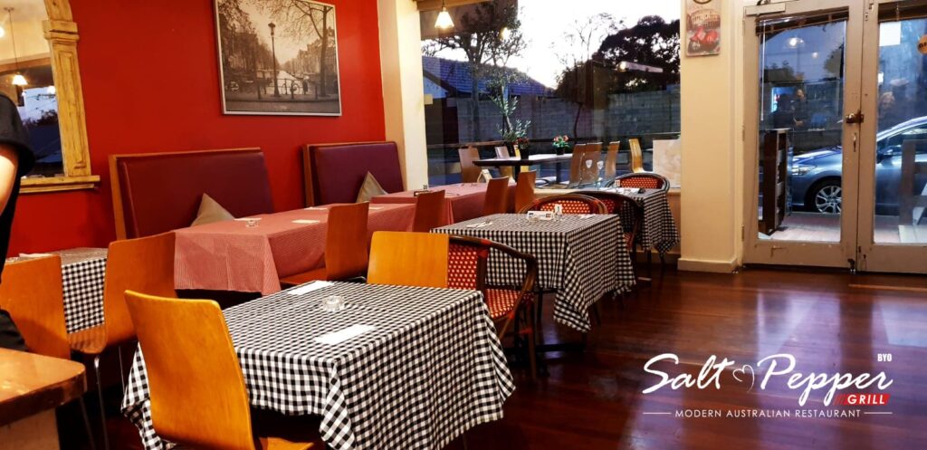 Restaurant interior Salt & Pepper Grill Kensington WA 109