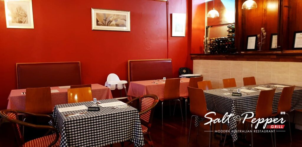 Restaurant interior Salt & Pepper Grill Kensington WA 107