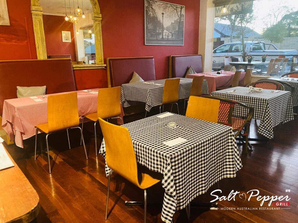 Restaurant interior Salt & Pepper Grill Kensington WA 105