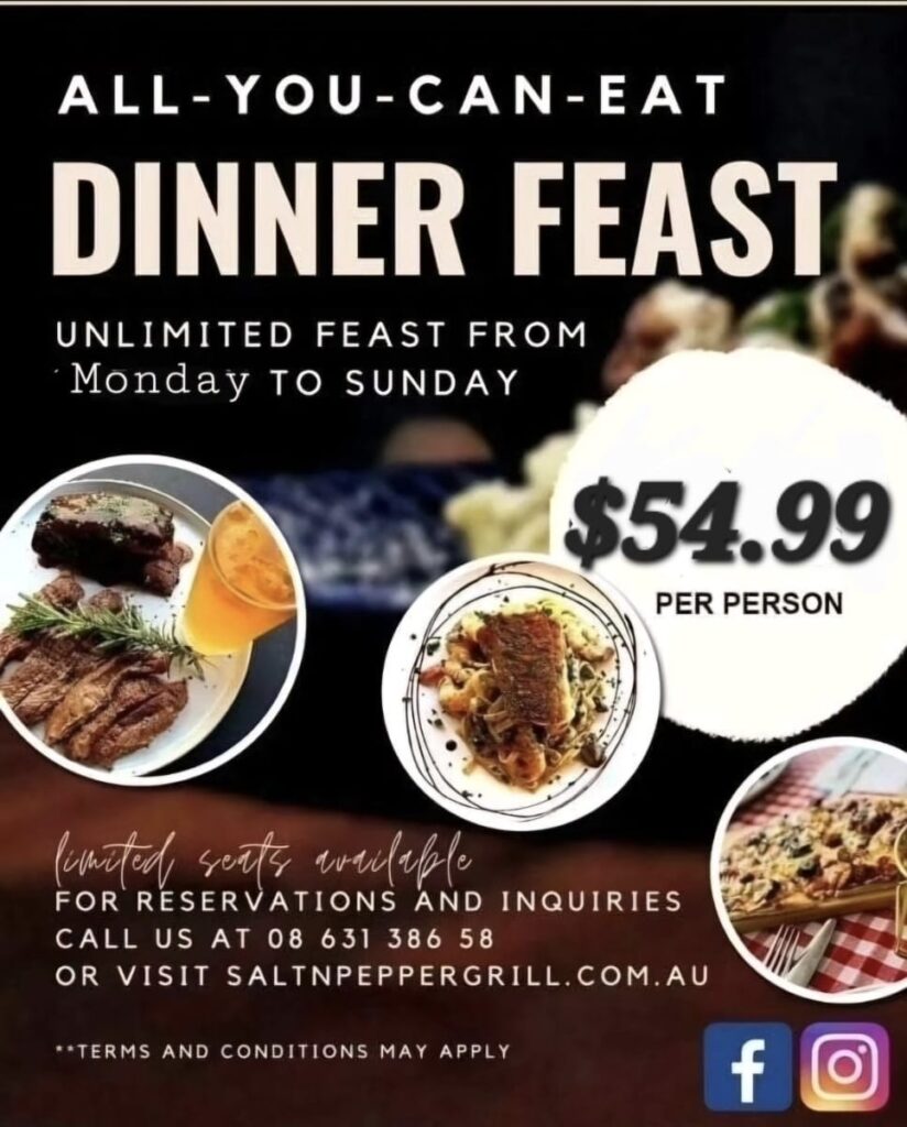 All You Can Eat Dinner Feast